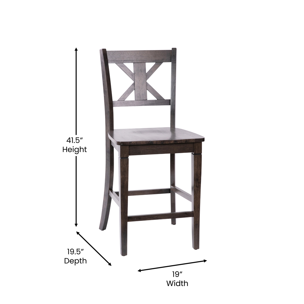 Latourette Gray Counter Height Stool, Set of 2 - Thumbnail - Image 9