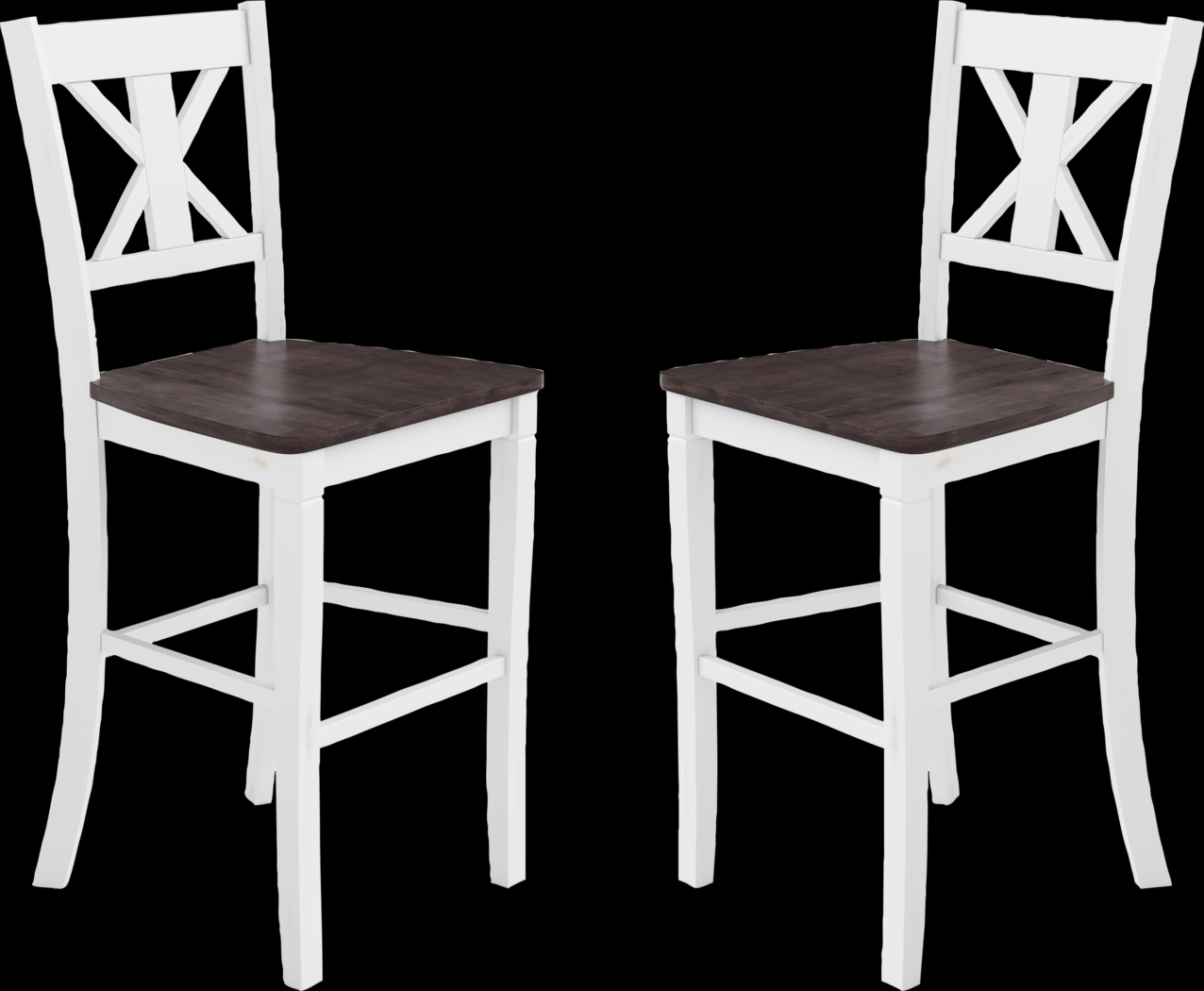 Latourette White Barstool, Set of 2 - Thumbnail - Image 1
