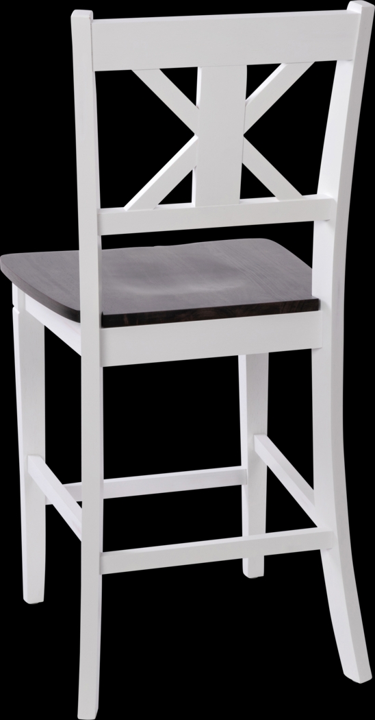 Latourette White Counter Height Stool, Set of 2 - Thumbnail - Image 8