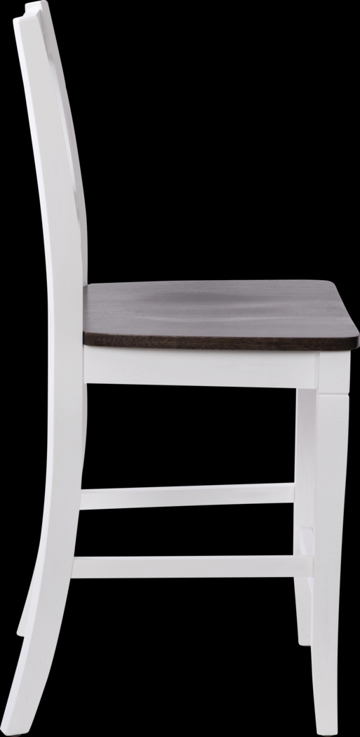 Latourette White Counter Height Stool, Set of 2 - Thumbnail - Image 9