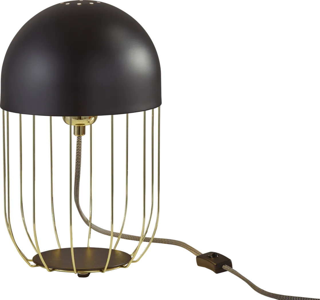 Latshmere Black-Gold Lamp - Thumbnail - Image 1