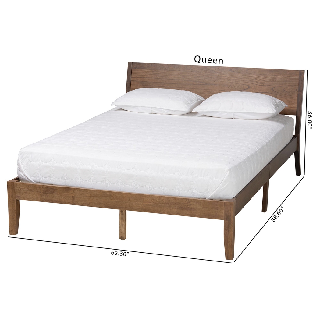 Lattasburg Brown Queen Platform Bed - Thumbnail - Image 9
