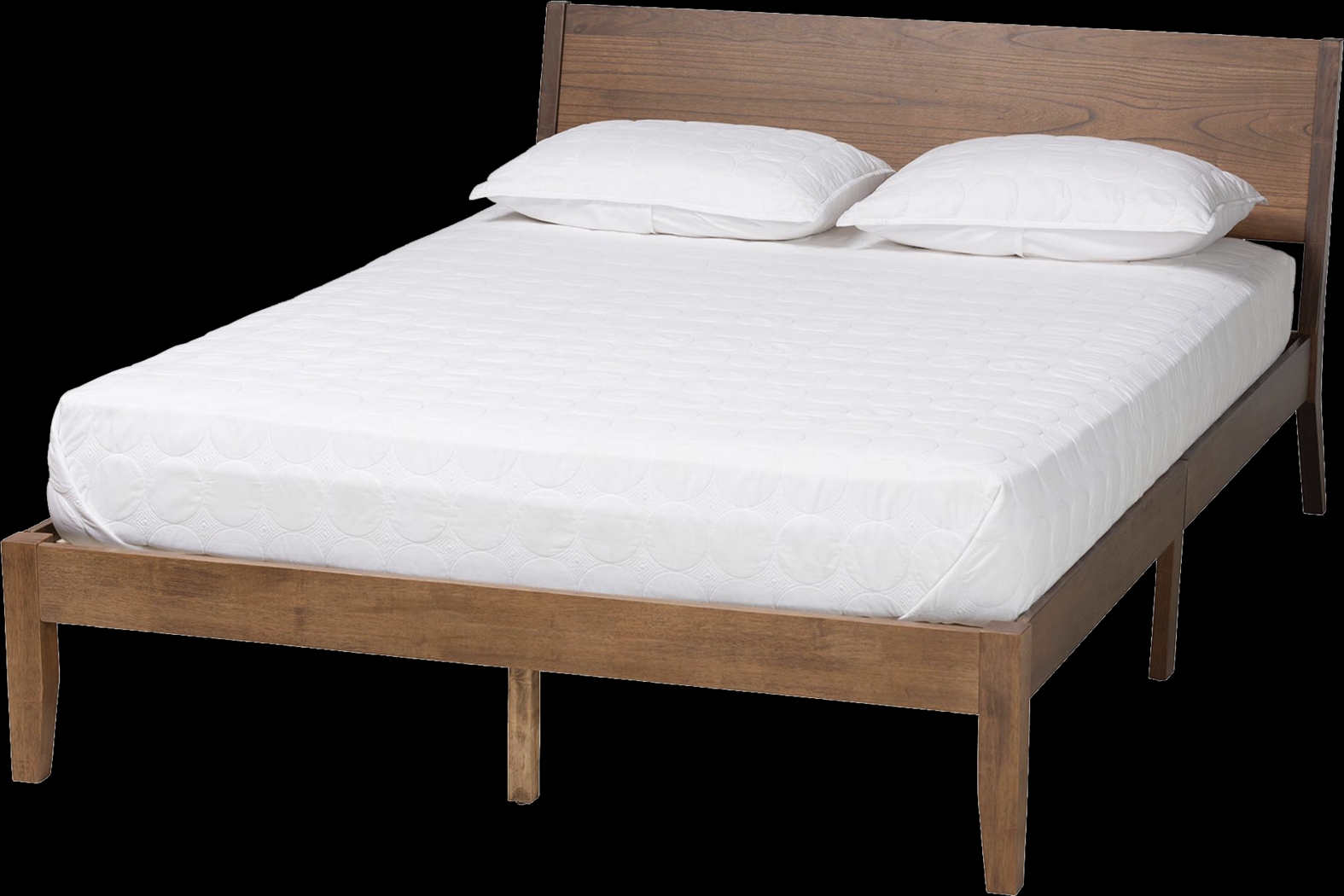 Lattasburg Brown Queen Platform Bed - Thumbnail - Image 1