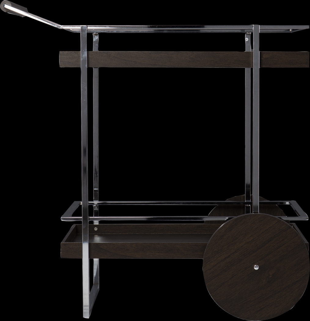 Latteridge Brown Bar Cart - Thumbnail - Image 2