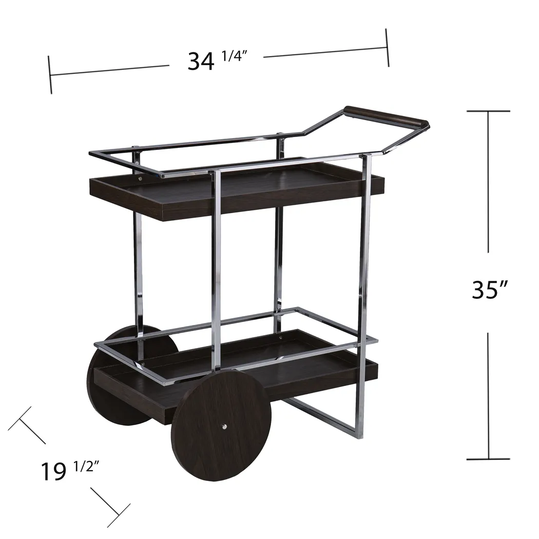 Latteridge Brown Bar Cart - Image 6