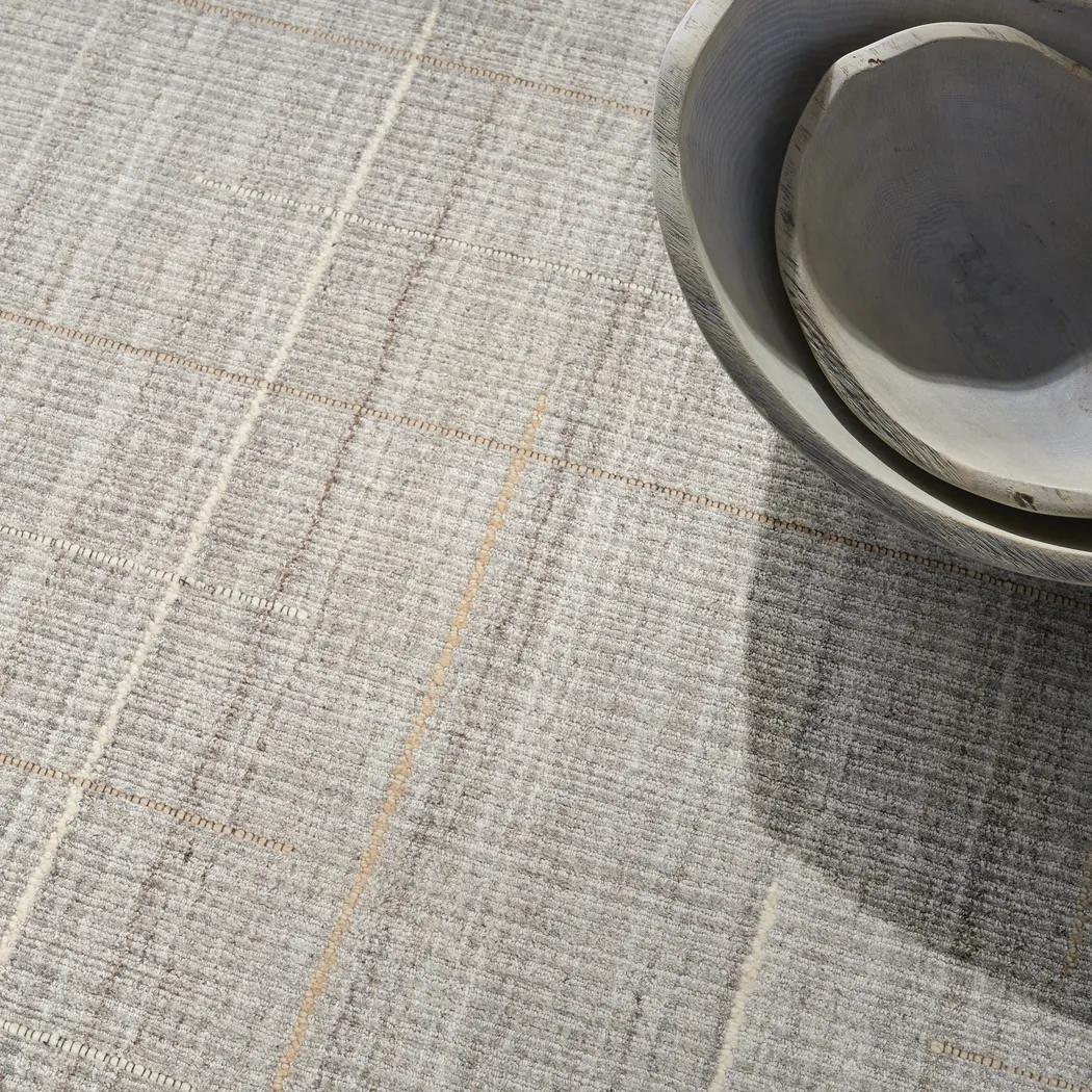 Lattice Mist Gray 9'9 x 13'9 Rug - Thumbnail - Image 5