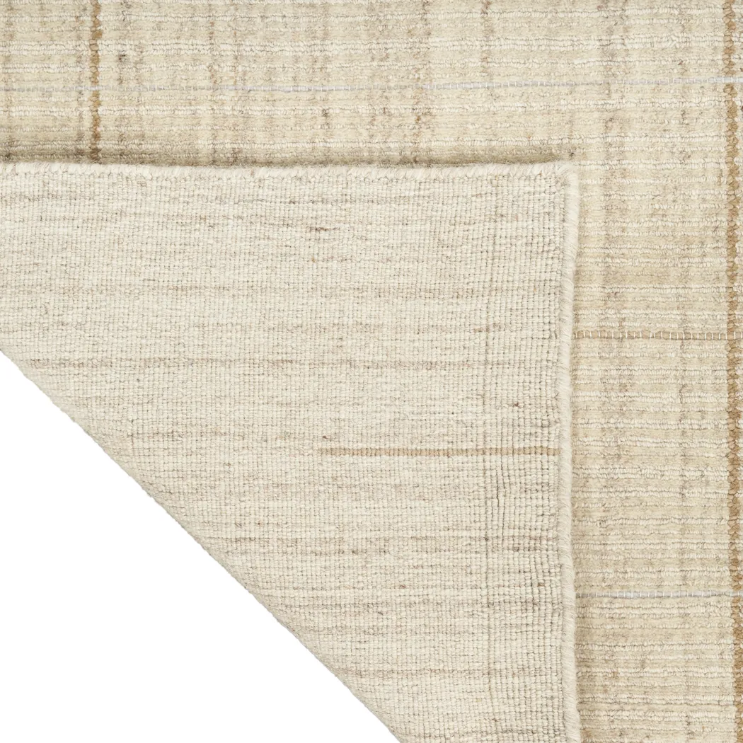 Lattice Mist Natural 9'9 x 13'9 Rug - Thumbnail - Image 4