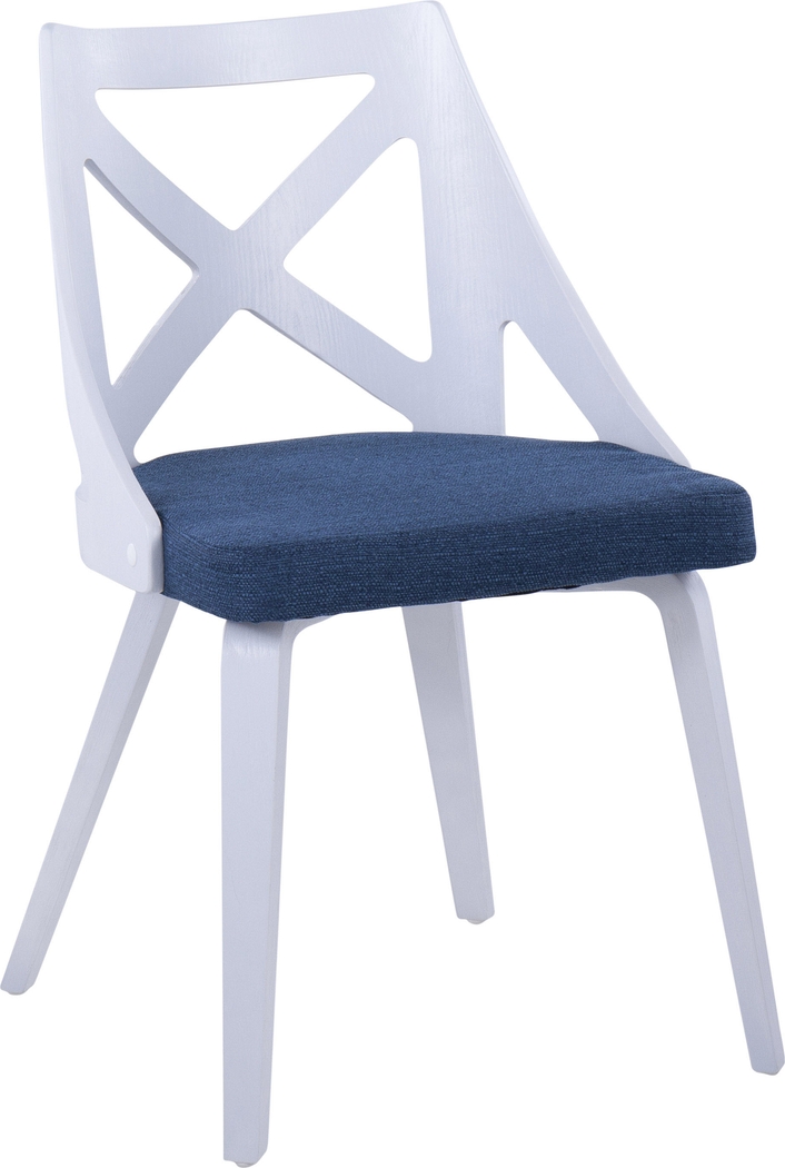 Lauber I Blue Side Chair Set of 2 - Thumbnail - Image 2