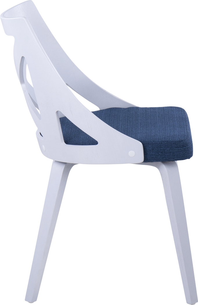 Lauber I Blue Side Chair Set of 2 - Thumbnail - Image 3