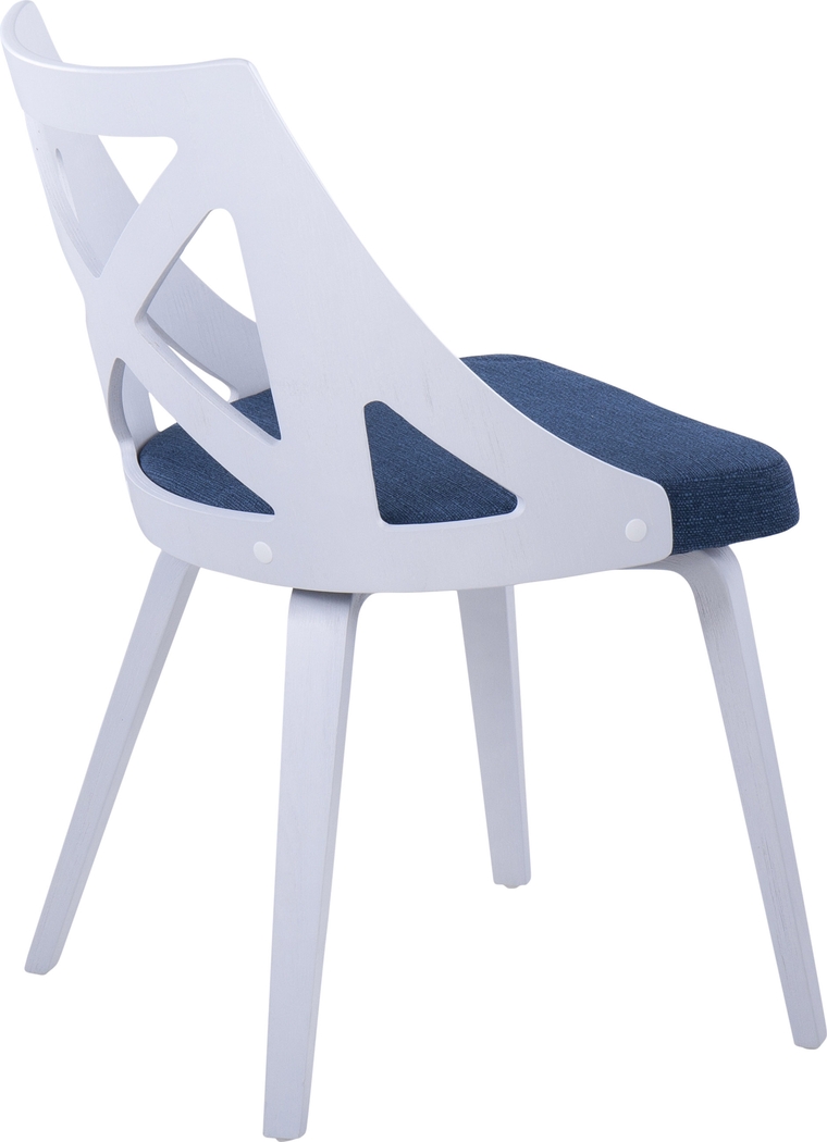 Lauber I Blue Side Chair Set of 2 - Thumbnail - Image 4