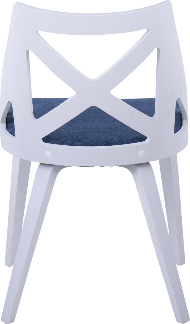 Lauber I Blue Side Chair Set of 2 - Thumbnail - Image 5