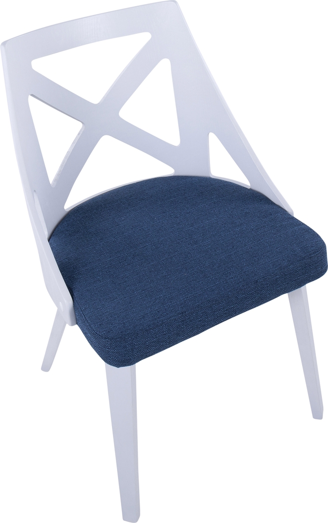 Lauber I Blue Side Chair Set of 2 - Thumbnail - Image 6