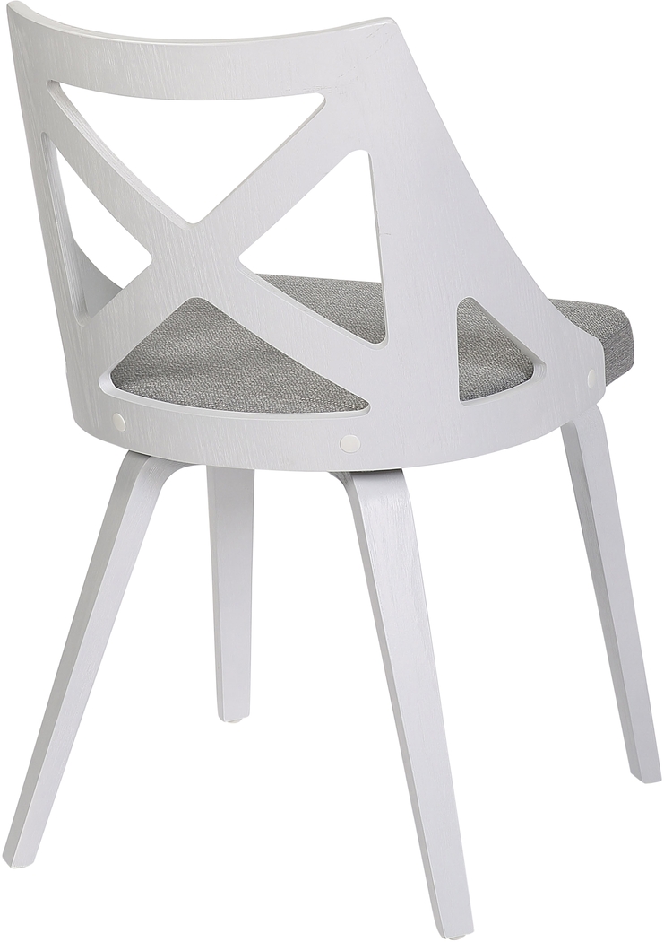 Lauber I Gray Side Chair Set of 2 - Thumbnail - Image 4