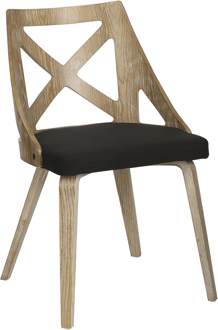 Lauber II Black Side Chair Set of 2 - Thumbnail - Image 2