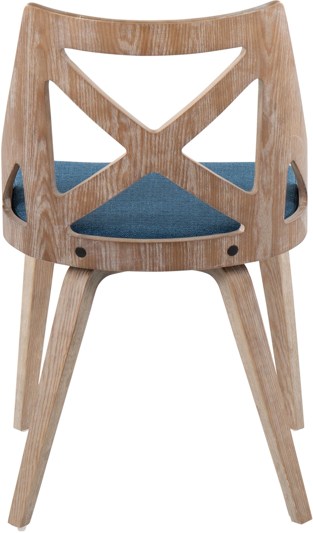 Lauber II Blue Side Chair Set of 2 - Thumbnail - Image 4