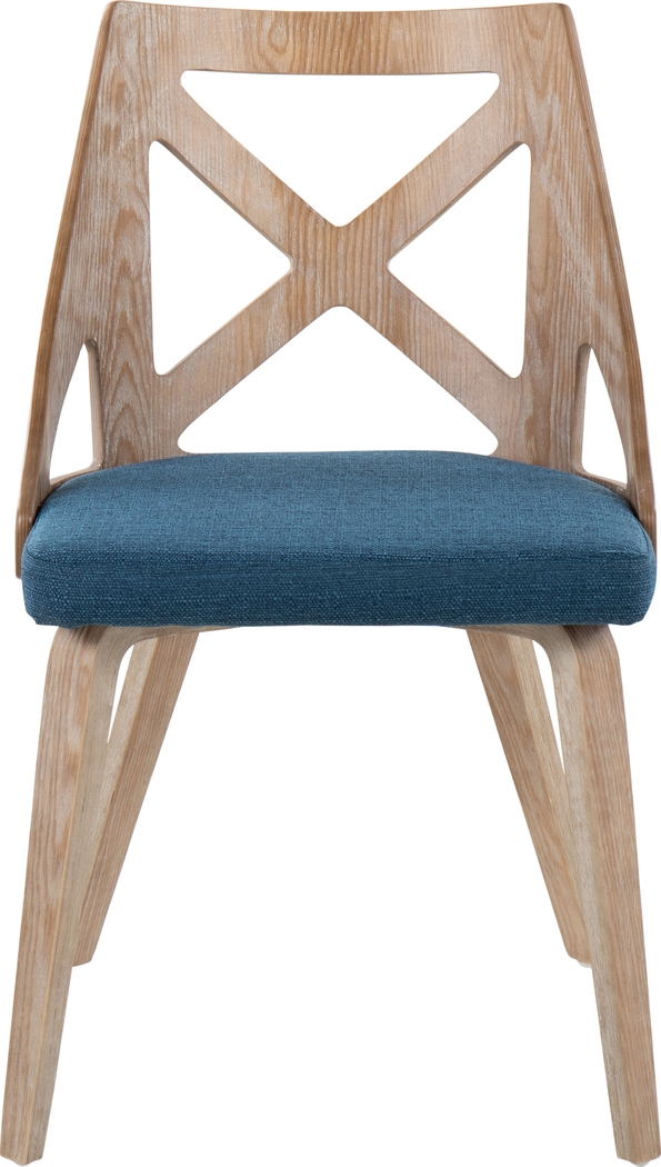 Lauber II Blue Side Chair Set of 2 - Thumbnail - Image 5