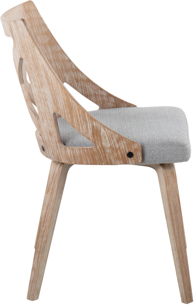 Lauber II Gray Side Chair Set of 2 - Thumbnail - Image 3