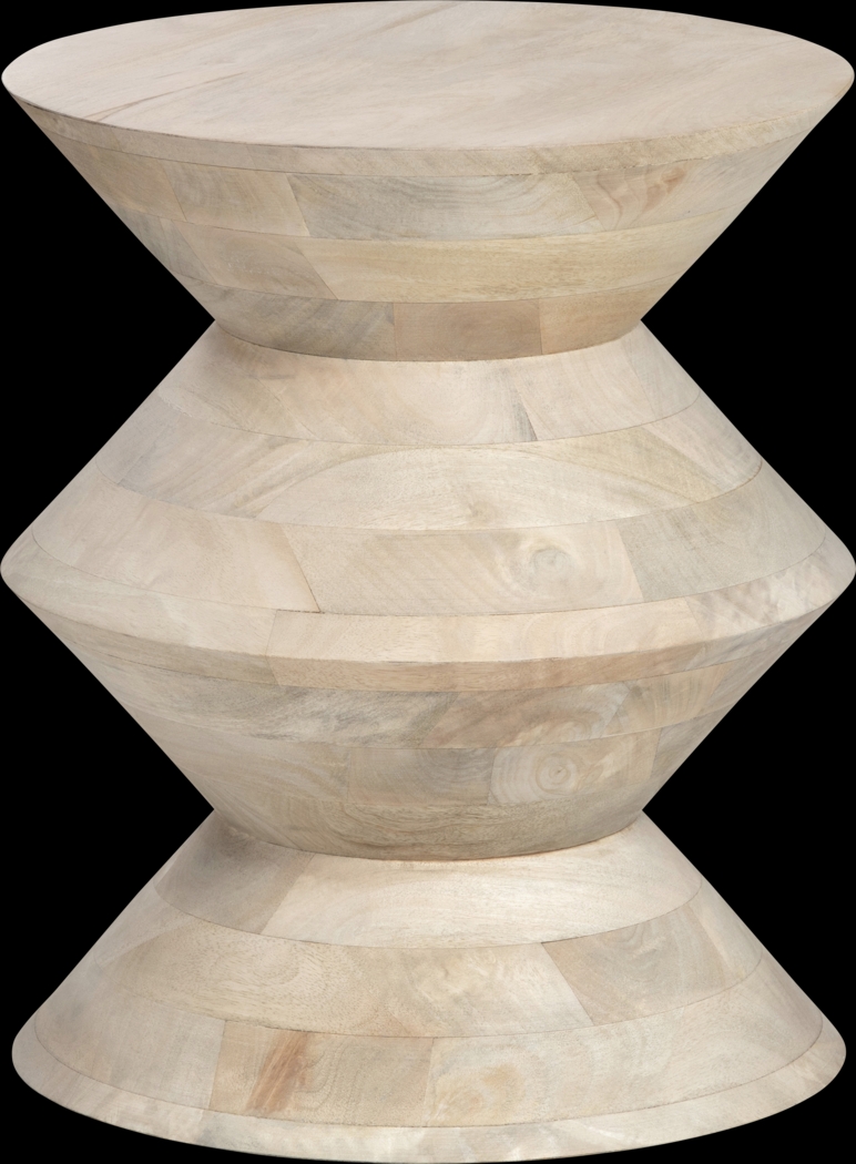 Lauhala Beige Accent Table - Thumbnail - Image 1