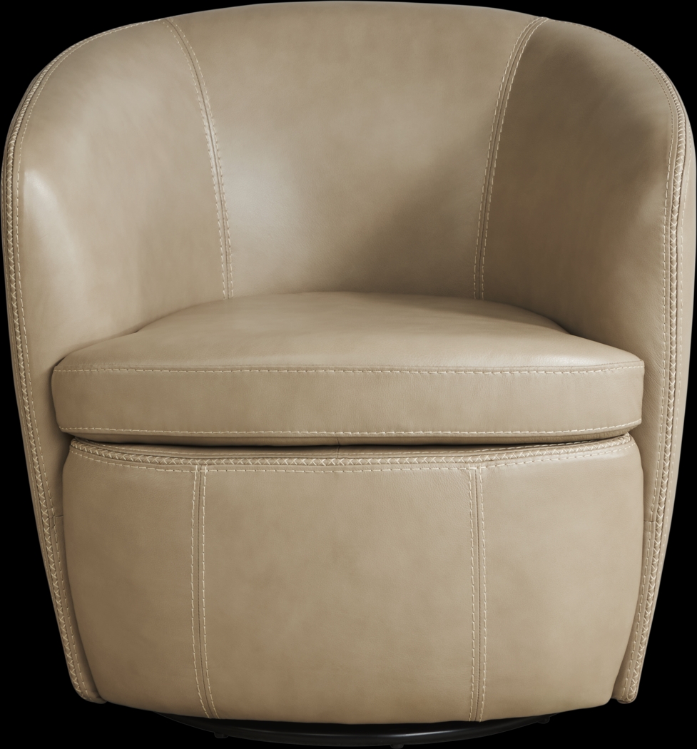 Laumont Beige Swivel Chair - Thumbnail - Image 2