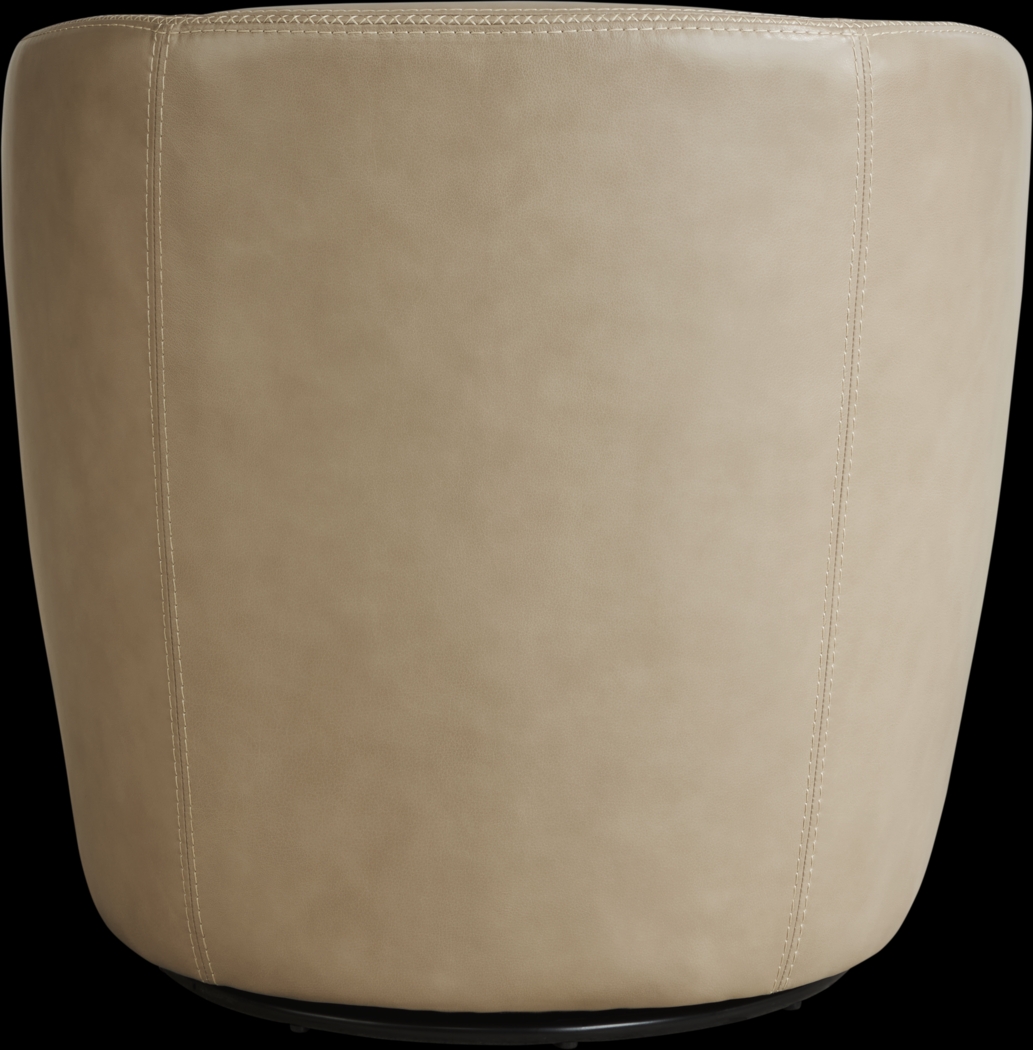 Laumont Beige Swivel Chair - Thumbnail - Image 3