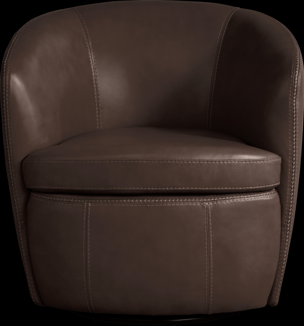 Laumont Brown Swivel Chair - Thumbnail - Image 1