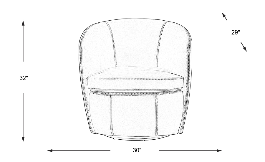 Dimension Image. Please refer to the Dimension Tab on this page for dimension details.