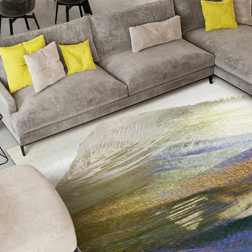 Launay Multi 7'7 x 10'5 Rug - Thumbnail - Image 3