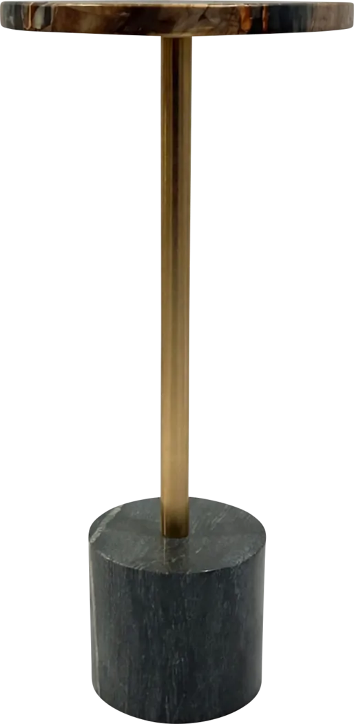 Laune Gold/Black Accent Table - Thumbnail - Image 3