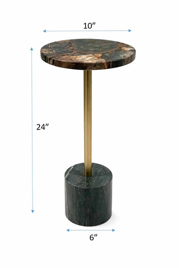 Laune Gold/Black Accent Table - Thumbnail - Image 6