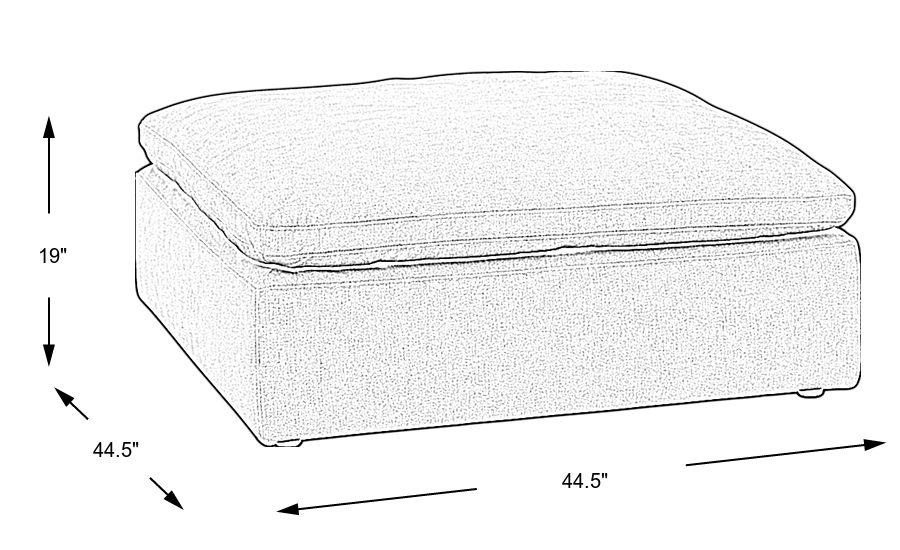 Dimension Image. Please refer to the Dimension Tab on this page for dimension details.