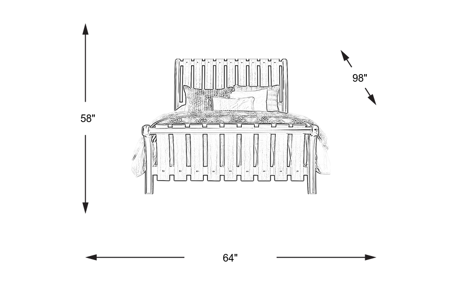 Dimension Image. Please refer to the Dimension Tab on this page for dimension details.