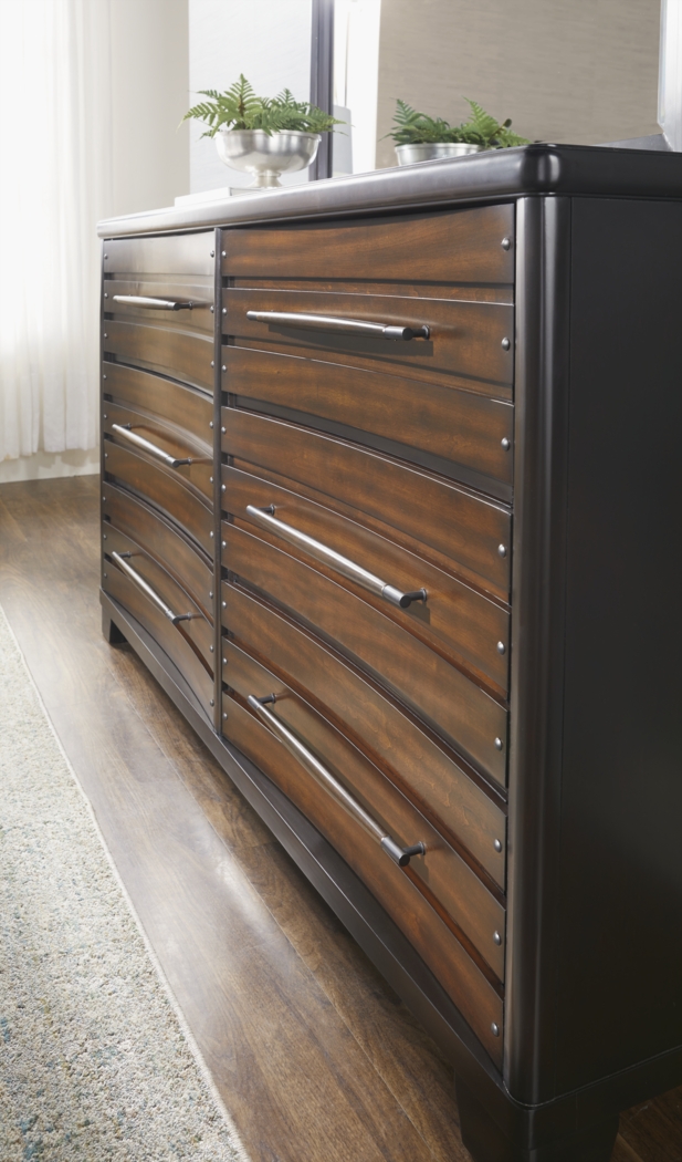 Laurel Hill Espresso 5 Pc King Sleigh Bedroom - Thumbnail - Image 7