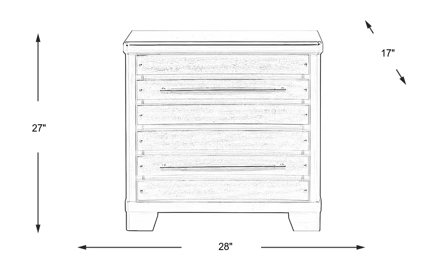 Dimension Image. Please refer to the Dimension Tab on this page for dimension details.