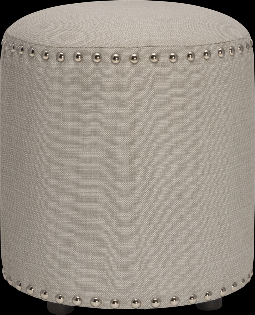 Laurena Gray Vanity Stool - Thumbnail - Image 1