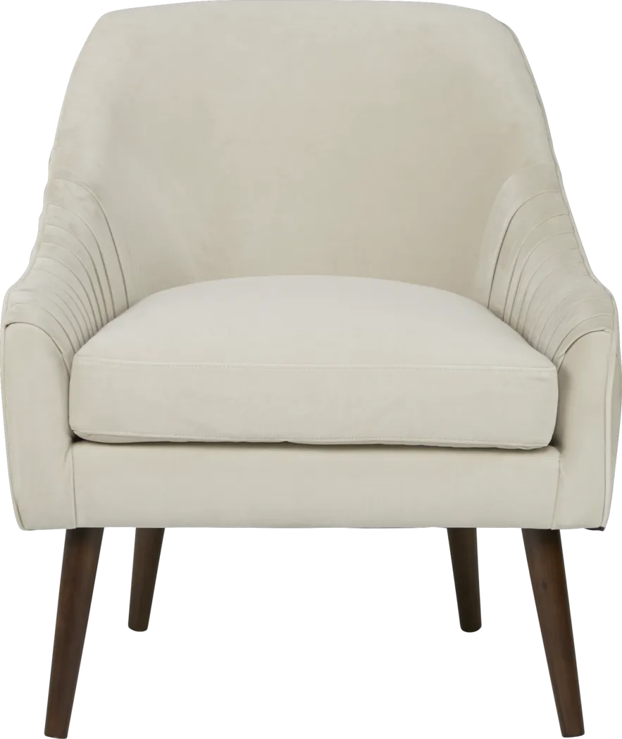 Laurianne Beige Accent Chair - Thumbnail - Image 2