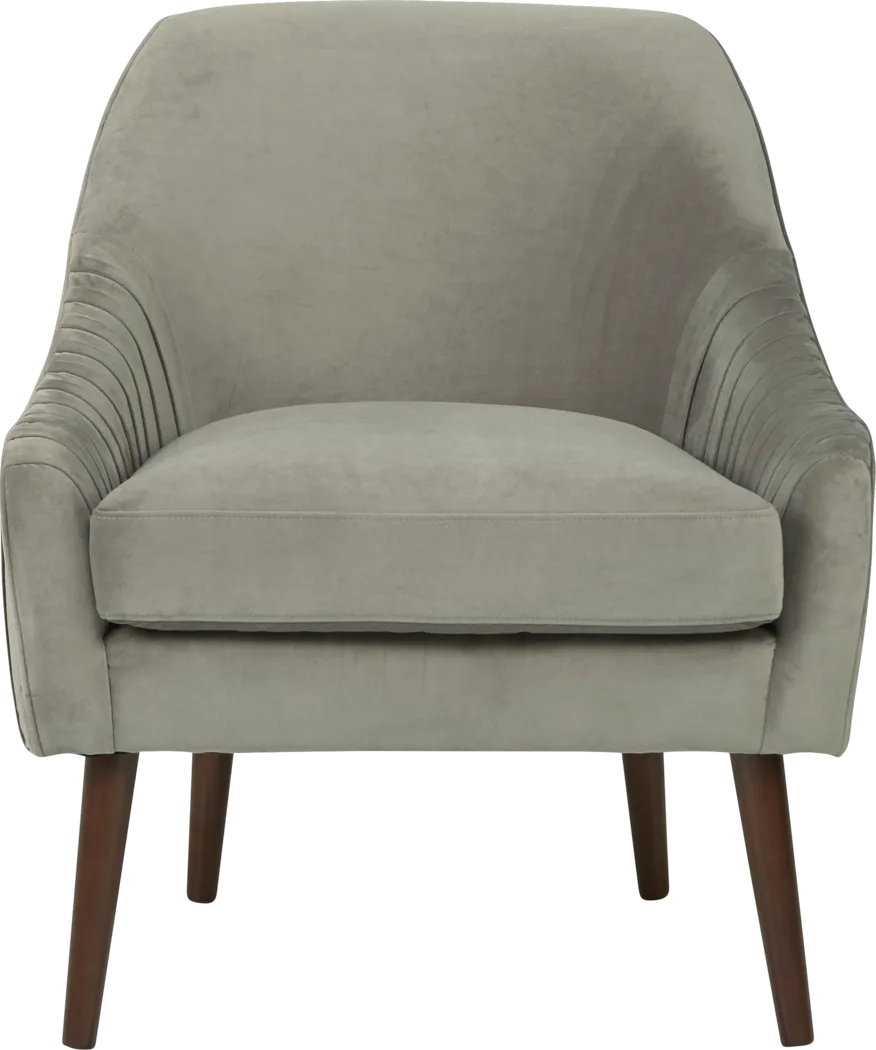 Laurianne Gray Accent Chair - Thumbnail - Image 2