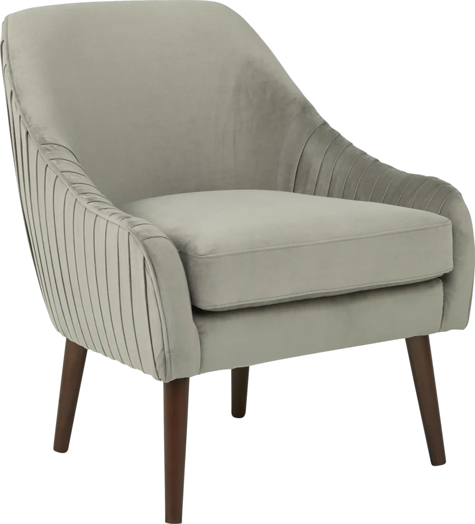 Laurianne Gray Accent Chair - Thumbnail - Image 1