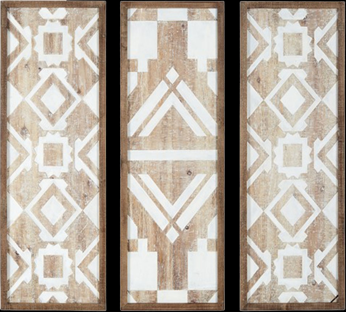 Lauriel Natural Wall Decor, Set of 3 - Thumbnail - Image 1