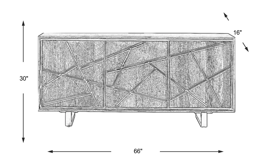 Dimension Image. Please refer to the Dimension Tab on this page for dimension details.