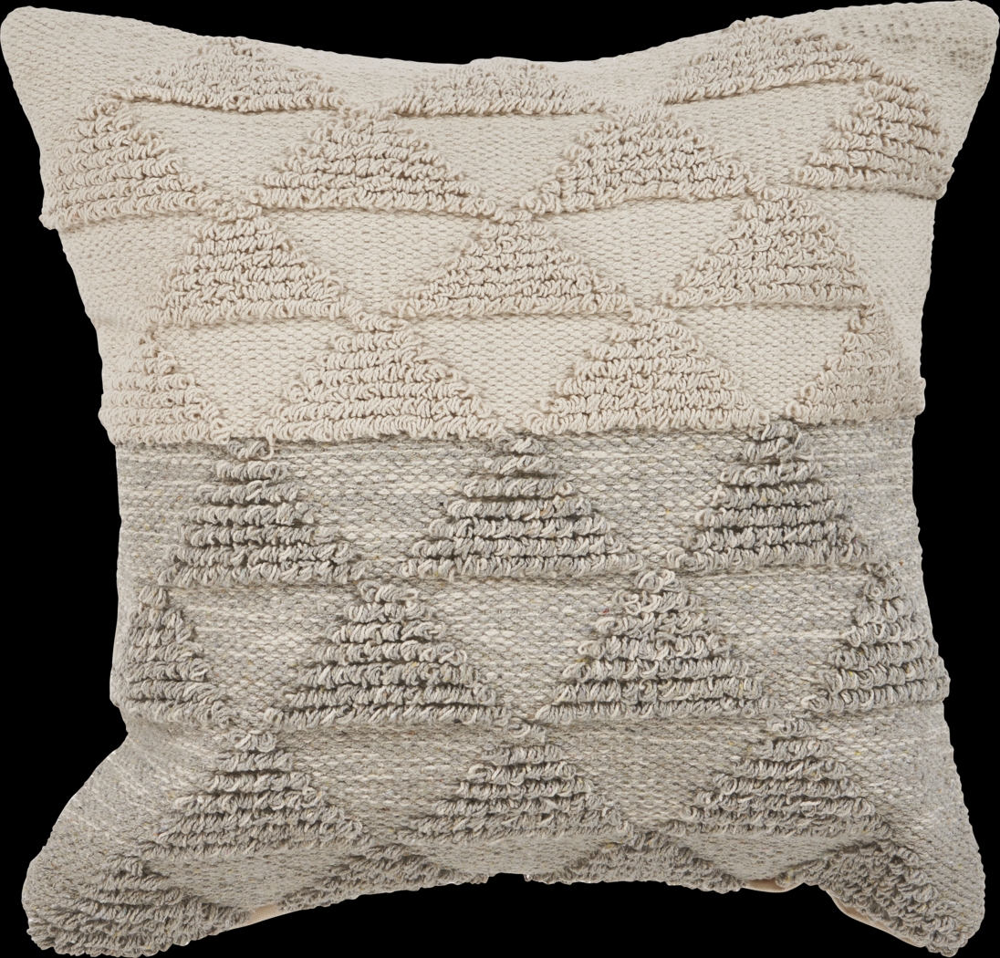 Lavellar Beige Throw Pillow - Thumbnail - Image 1