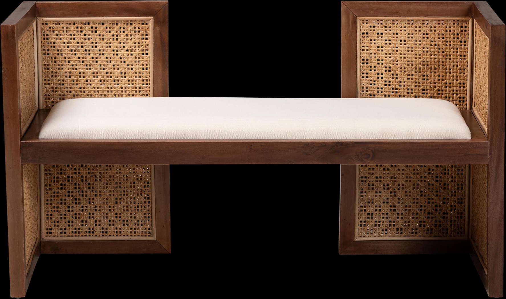 Lavely Brown Accent Bench - Thumbnail - Image 3