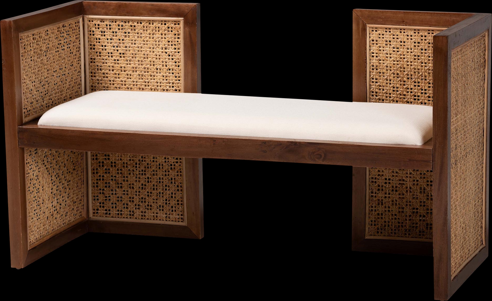 Lavely Brown Accent Bench - Thumbnail - Image 1
