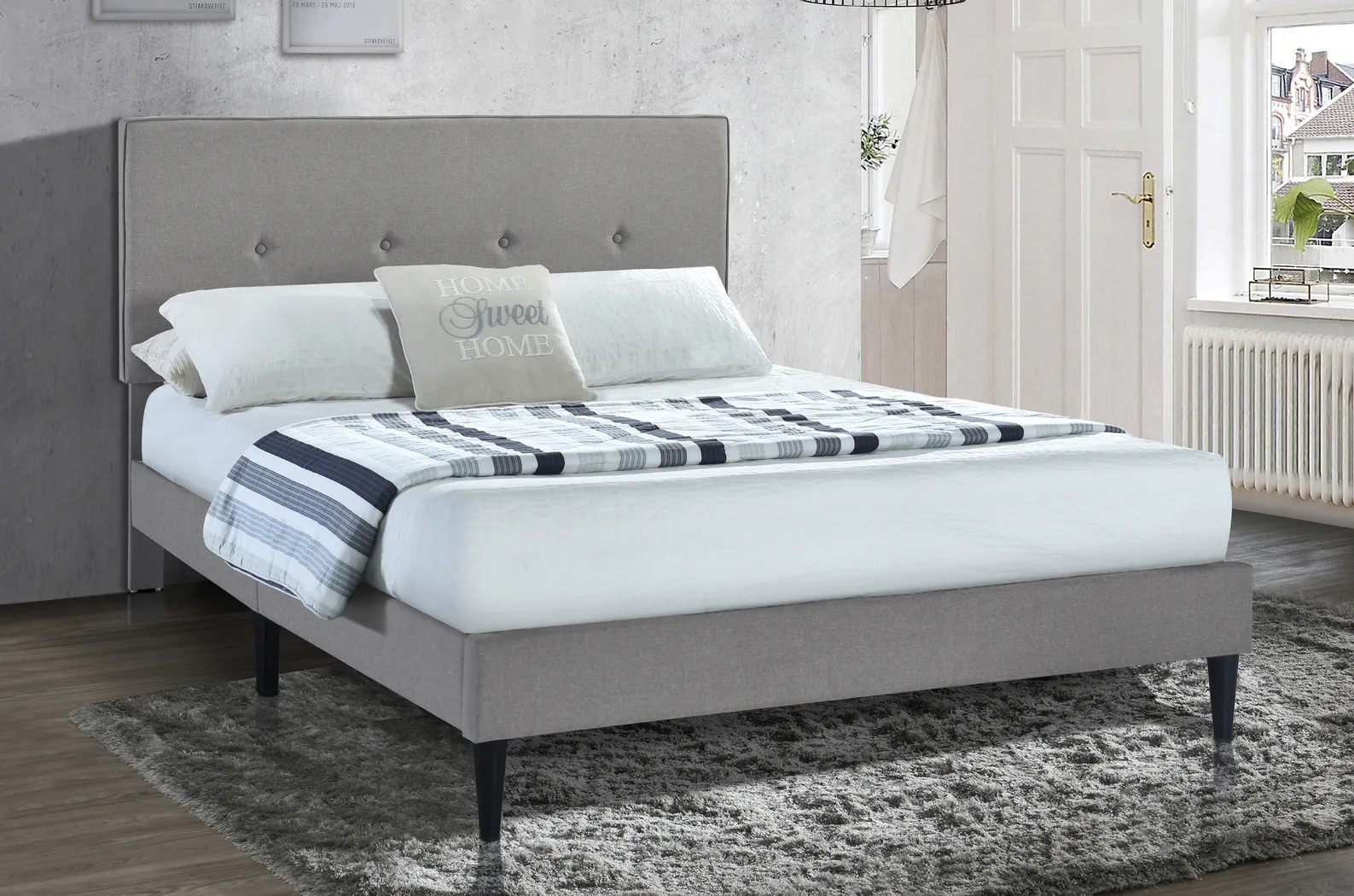 Laventina Gray Queen Bed - Image 8