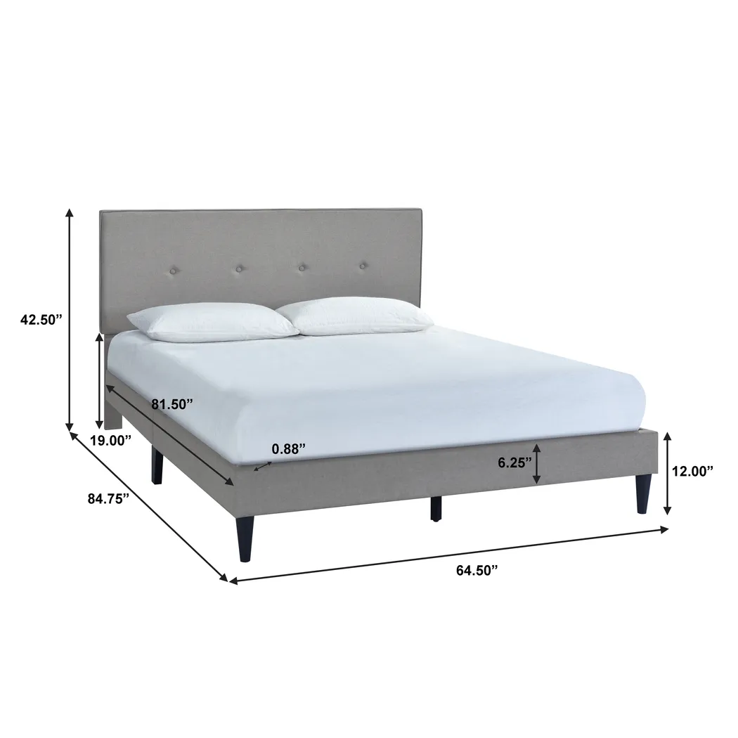 Laventina Gray Queen Bed - Image 9