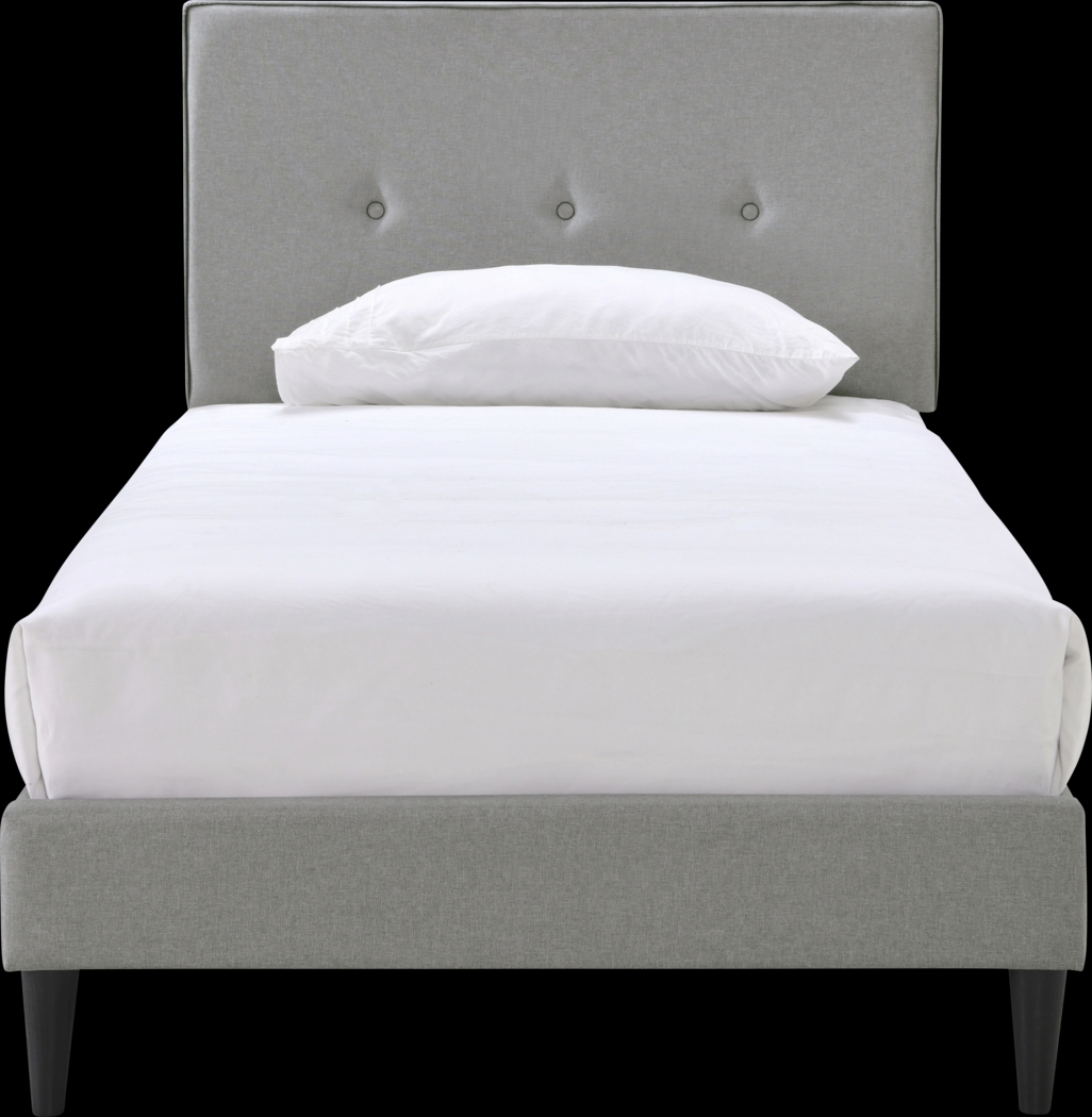 Laventina Gray Twin Bed - Thumbnail - Image 2