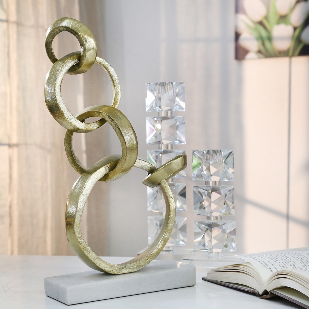 Laverrta Gold Sculpture - Thumbnail - Image 2