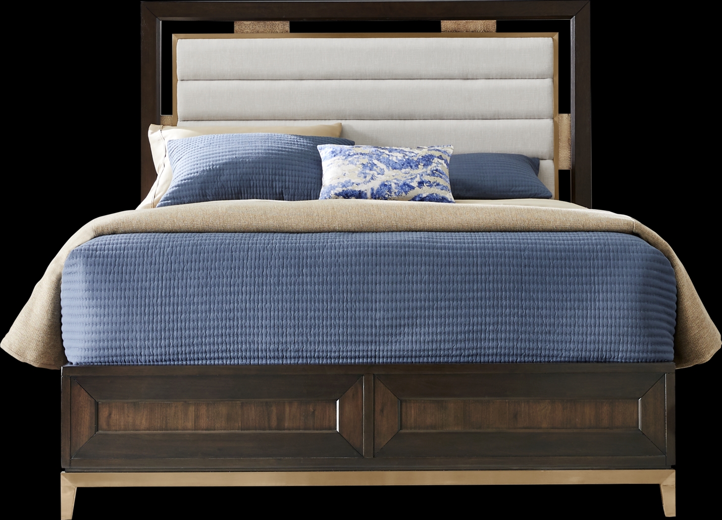 Lavo Brown Cherry 7 Pc Queen Bedroom - Thumbnail - Image 2