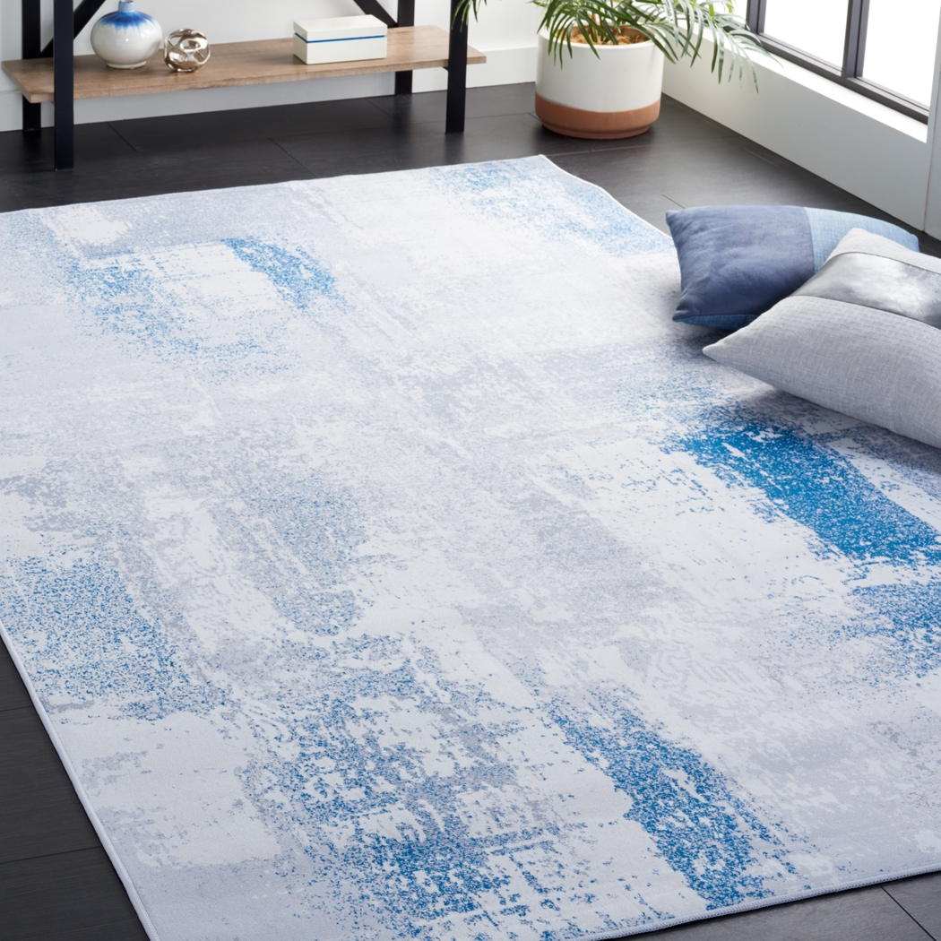 Lavol Gray/Blue 5' x 8' Rug - Thumbnail - Image 2