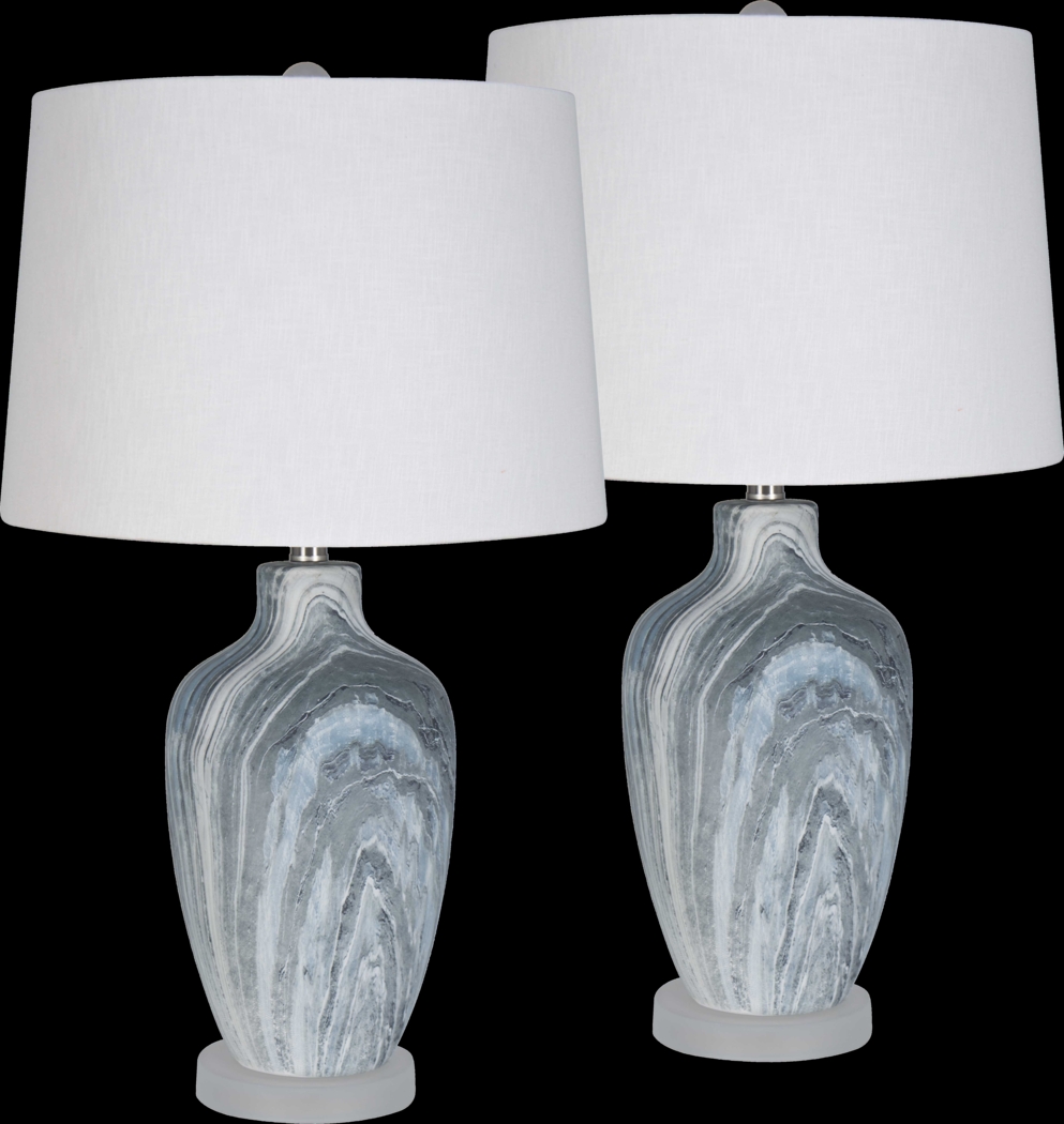Lavonne Spring Blue Lamp, Set of 2 - Thumbnail - Image 1