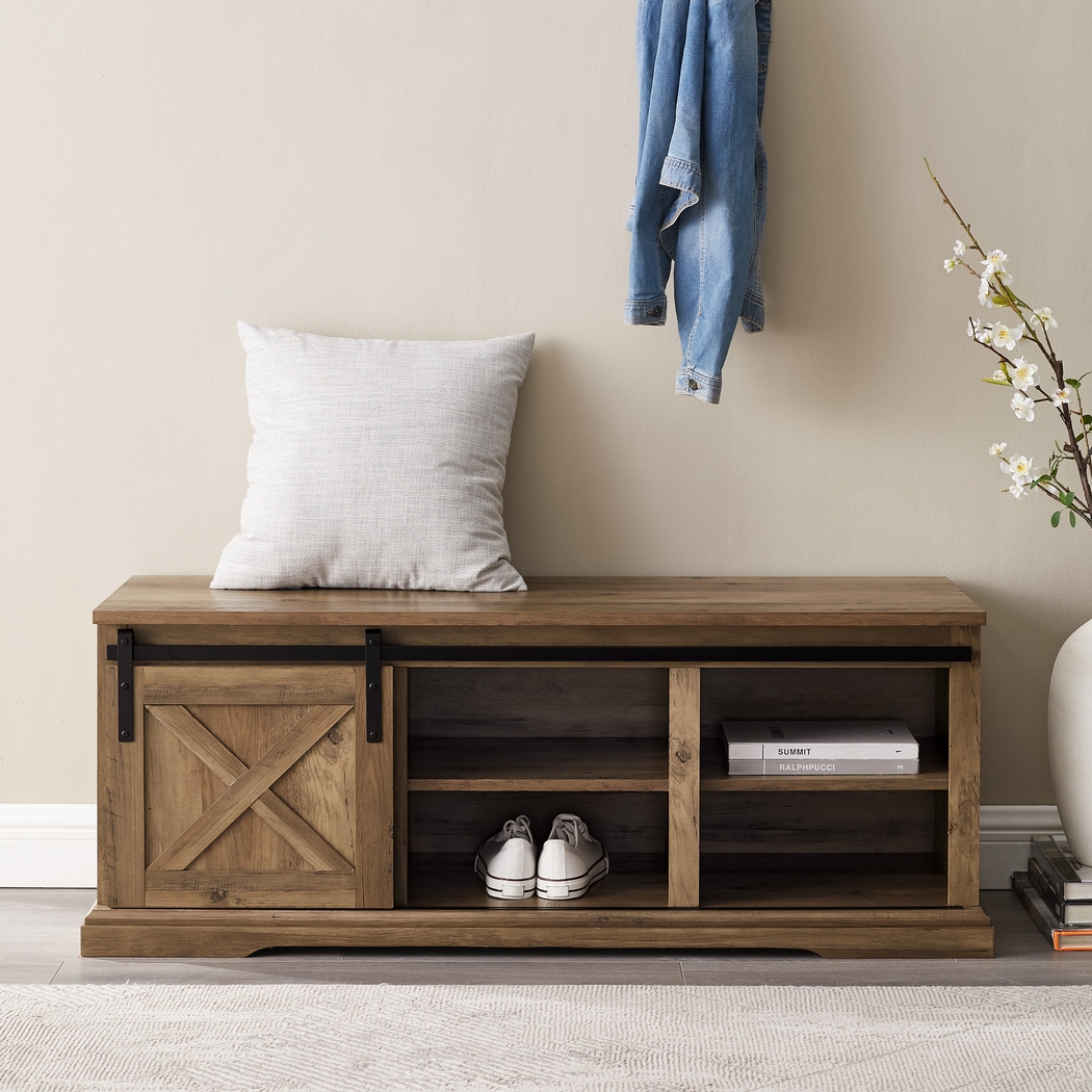 Lawther Barnwood Accent Bench - Thumbnail - Image 5